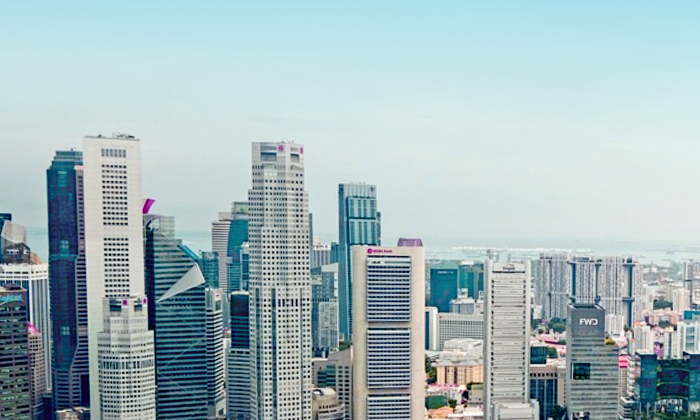 Office desk and plants